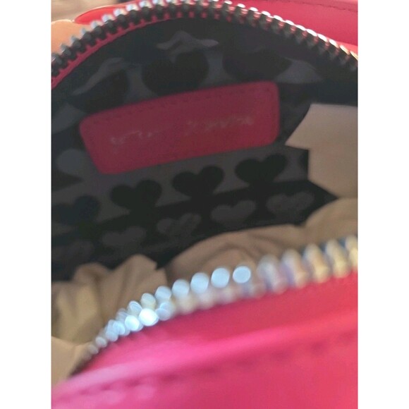 Betsey Johnson Hot Pink Rhinestone Football Crossbody Bag Purse NEW MSRP$78 - Picture 10 of 10